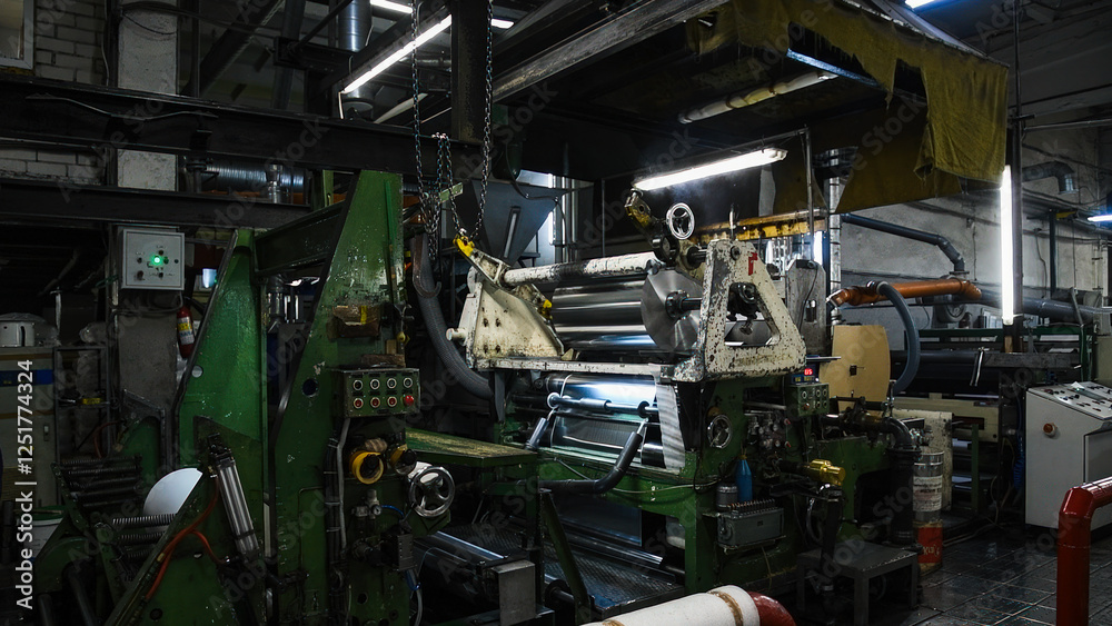 Flexo press for printing label Flexo press for printing label