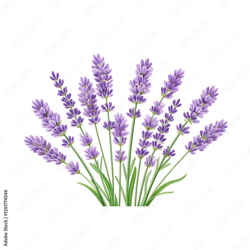 Bunch of lavender isolated transparent background Bunch of lavender isolated transparent background