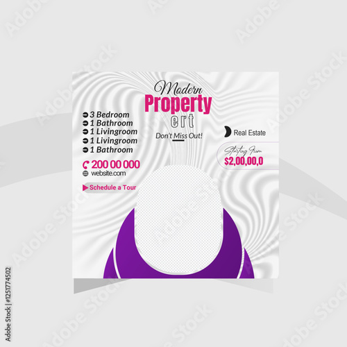 Real Estate Marketing: Editable Social Media Post Templates for Property Promotion & Sales