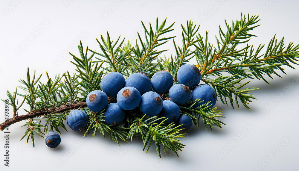 juniper branch with blue berries juniper branch with blue berries