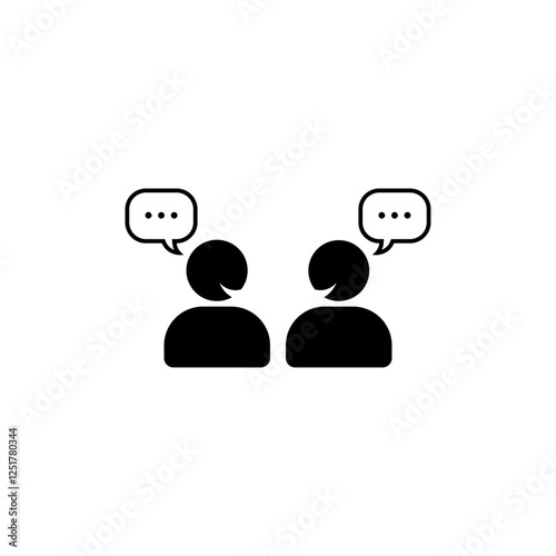 Chatting or Conversation Icon