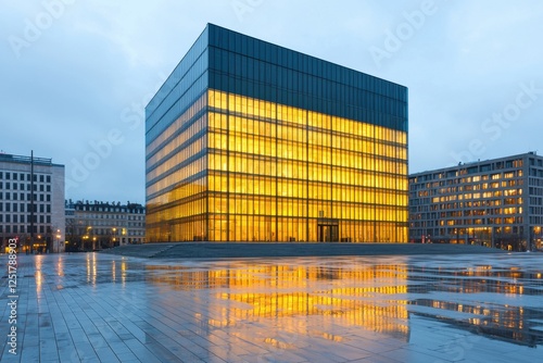 Exploring evening urban vibes modern architectural city center photography perspective contemporary design insights captivating urban environment