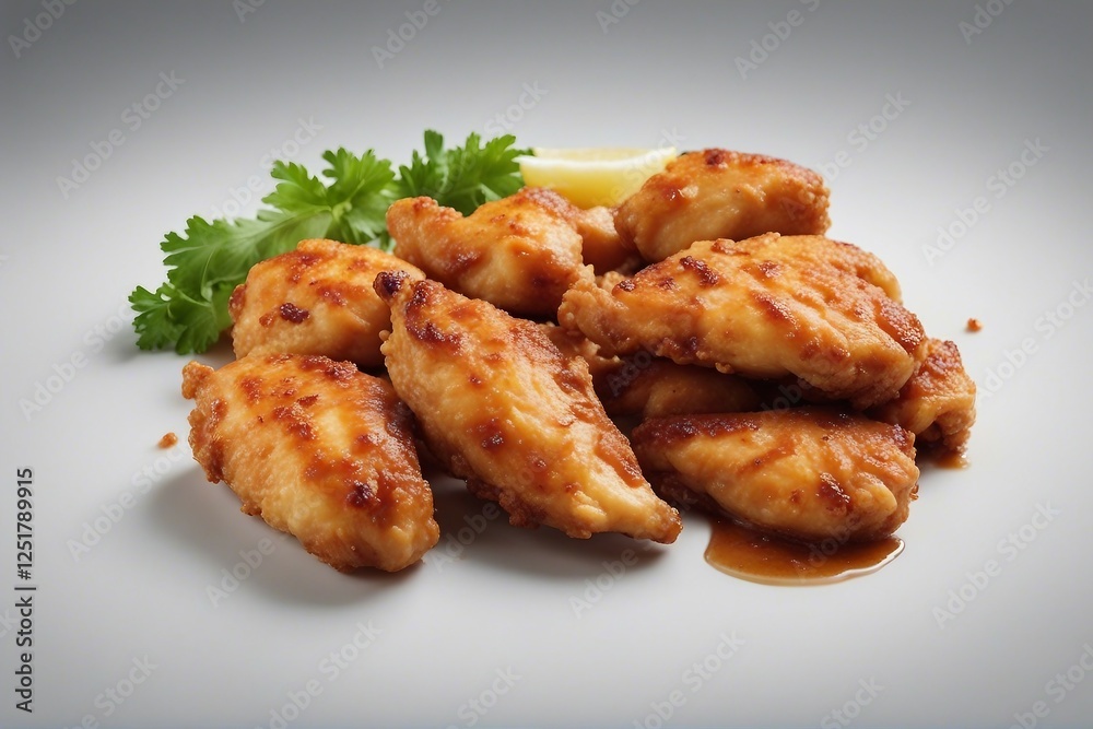 Hot and Crispy Chicken with a Flavorful Crunch. Generative AI Hot and Crispy Chicken with a Flavorful Crunch. Generative AI