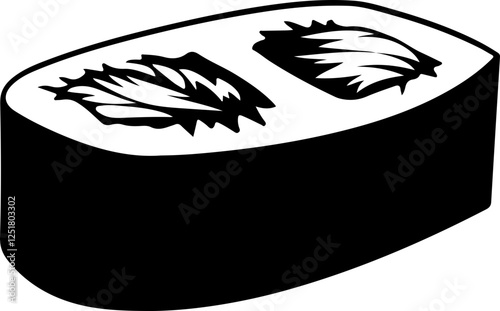 Illustration of Sushi Roll