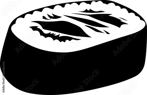 Illustration of Sushi Roll