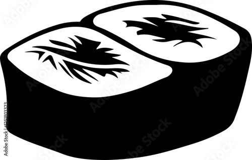 Illustration of Sushi Roll