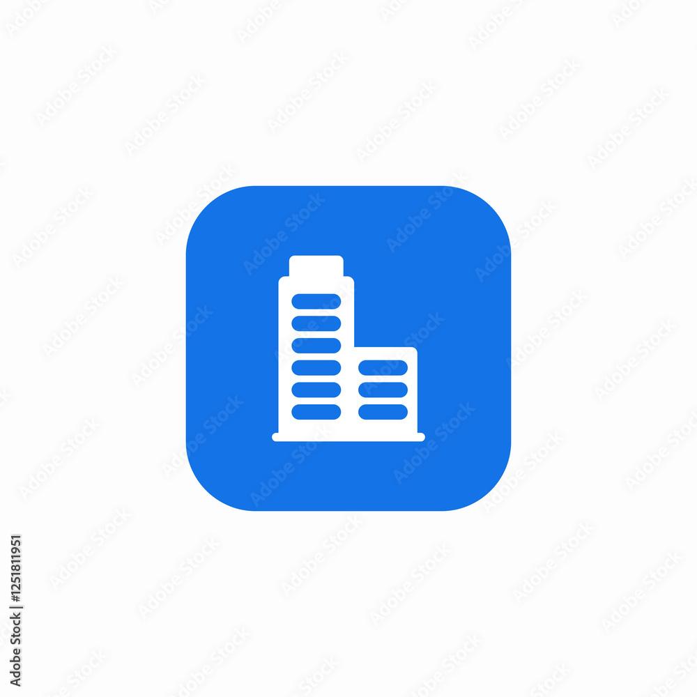 high town building icon sign vector high town building icon sign vector