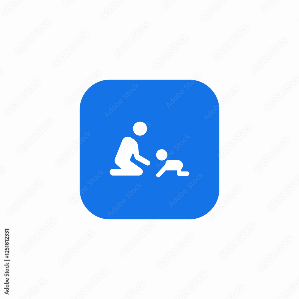 infant first steps icon sign vector infant first steps icon sign vector