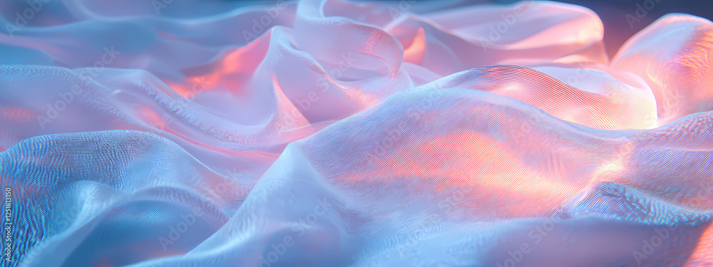 Futuristic Light Fabric in Motion Futuristic Light Fabric in Motion