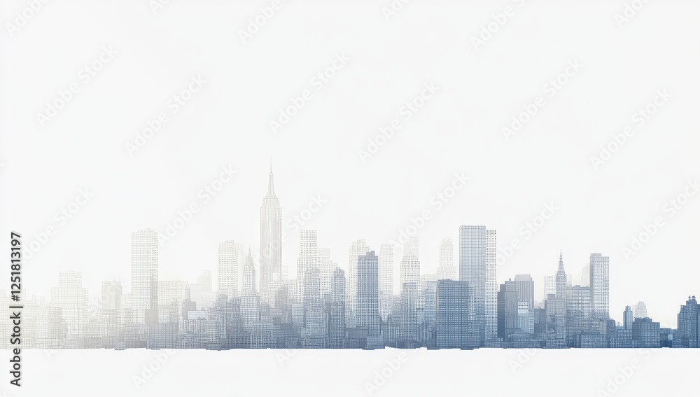 Naklejka premium City Skyline