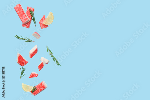 Imitation crab sticks with ...
