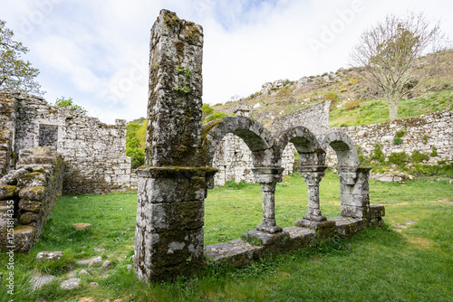 Cloister of the Monastery of Santa Maria das Junias, Pitoes das Junias, Montalegre, Alto Tamega, district of Vila Real, Portugal