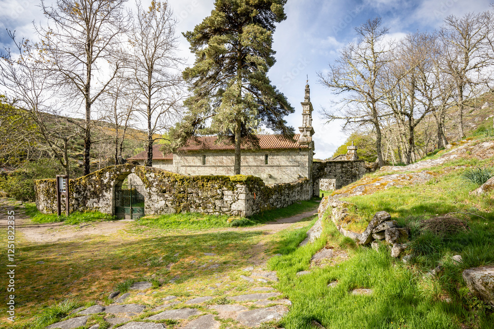 Fototapeta premium Monastery of Santa Maria das Junias, Pitoes das Junias, Montalegre, Alto Tamega, district of Vila Real, Portugal