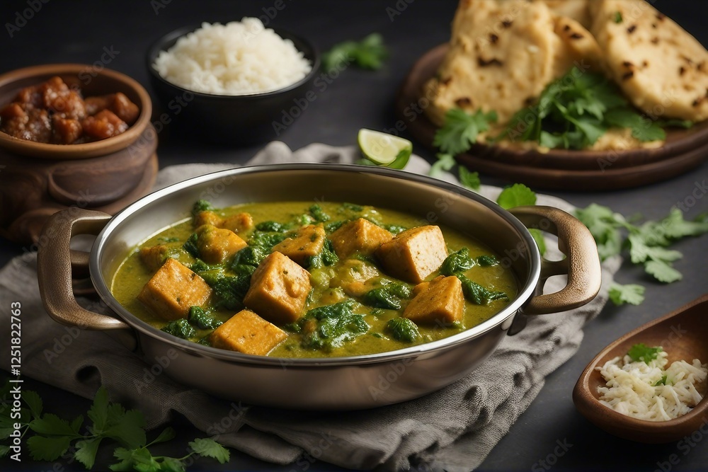 Palak Paneer Curry: A Traditional Indian Food Dish | Generative AI Palak Paneer Curry: A Traditional Indian Food Dish | Generative AI