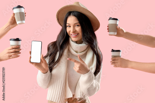 Beautiful young woman with ...