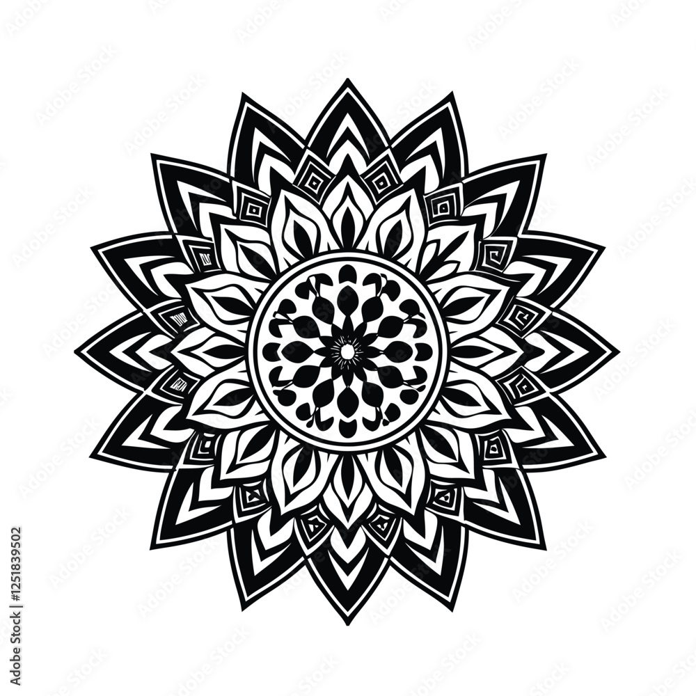 vector illustration of a decorative ornament