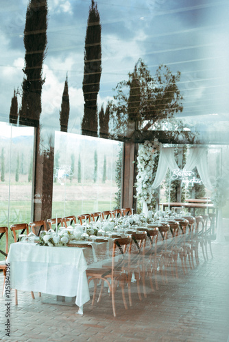restaurant in the morning
