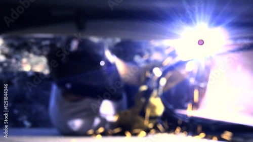 Welding fire