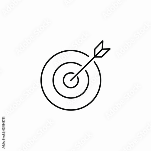 target circles icon sign vector