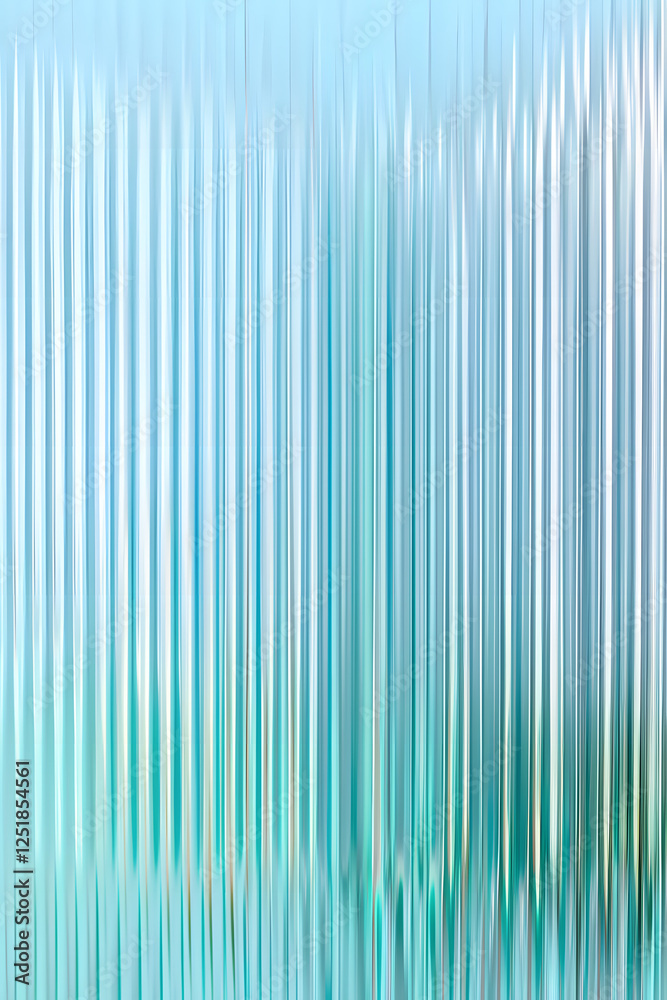 Obraz premium Abstract background with reeded ribbed glass effect texture