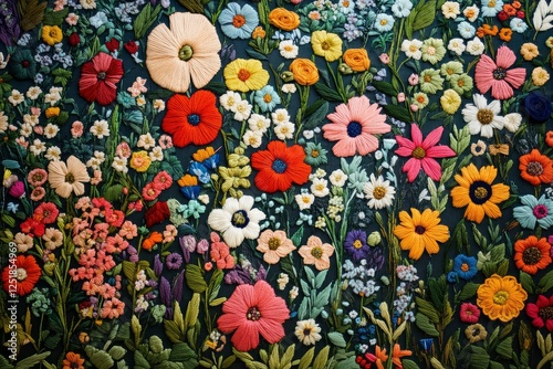 Wallpaper Mural Decorative Floral Embroidery Motif for Wallpaper Design Torontodigital.ca