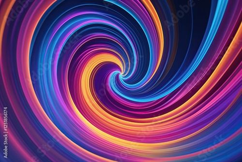 Vibrant Abstract Neon Swirls Mobile Wallpaper with Stunning Color Transitions