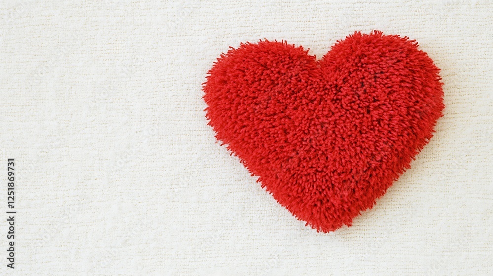 Red heart on white background. Love message concept Red heart on white background. Love message concept