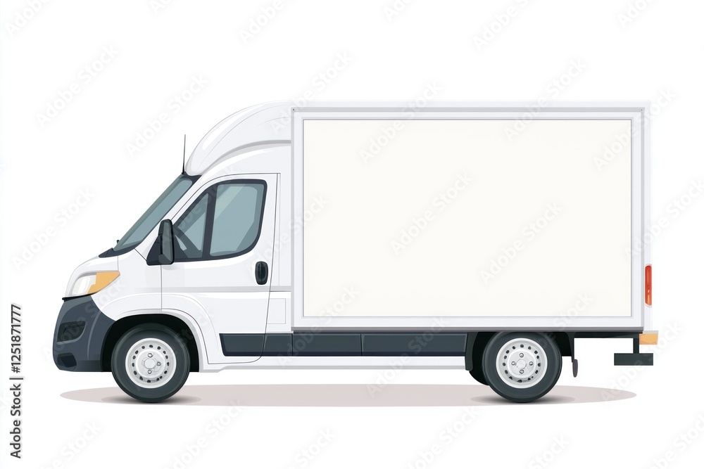 Delivery Van blank mockup with copy space and space for logotype isolated on white background. Commercial Vehicle. Cargo Van. Blank Van for design. Delivery Van. Delivery Van. Delivery Van blank mockup with copy space and space for logotype isolated on white background. Commercial Vehicle. Cargo Van. Blank Van for design. Delivery Van. Delivery Van.