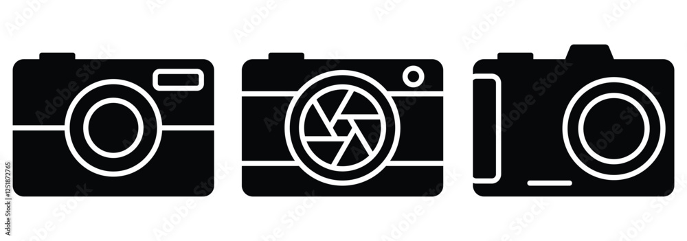 Camera icon set. photo camera in flat style symbol. photography camera line art signs. camera icons. 8888. Camera icon set. photo camera in flat style symbol. photography camera line art signs. camera icons. 8888.