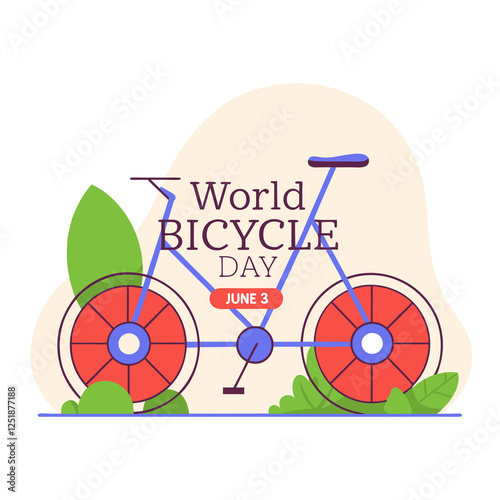 vector illustration of a man with bicycle photo
