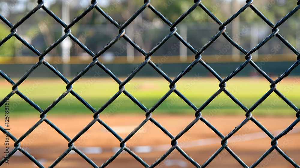 Fototapeta premium chain link fence