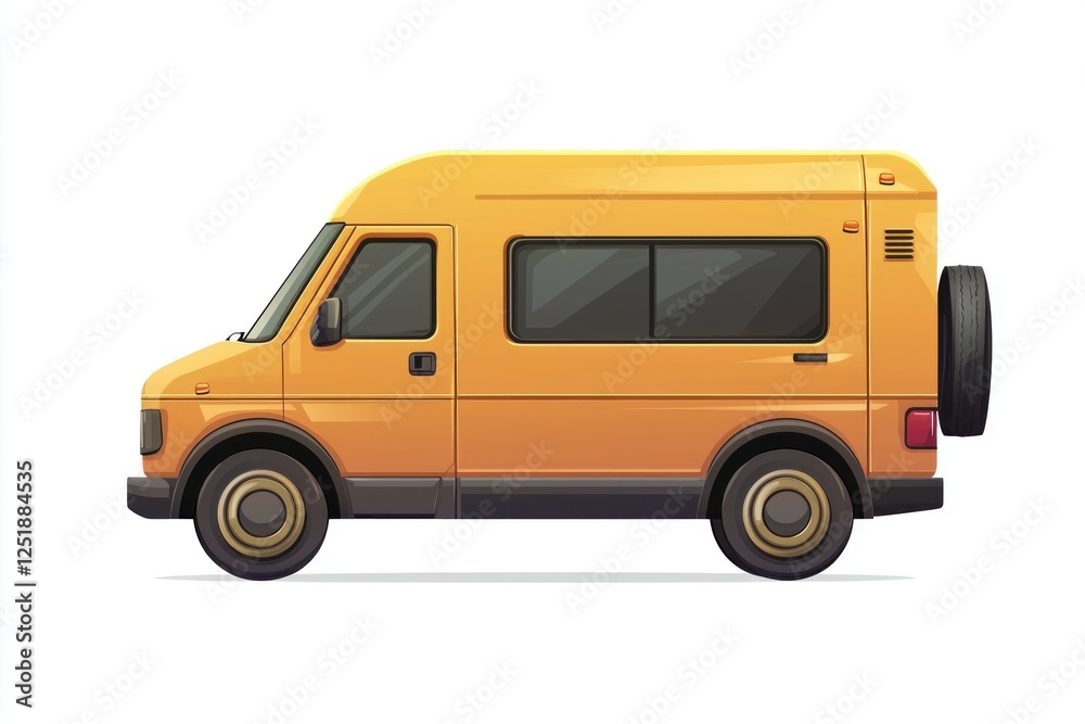 Delivery Van blank mockup with copy space and space for logotype isolated on white background. Commercial Vehicle. Cargo Van. Blank Van for design. Delivery Van. Delivery Van. Delivery Van blank mockup with copy space and space for logotype isolated on white background. Commercial Vehicle. Cargo Van. Blank Van for design. Delivery Van. Delivery Van.