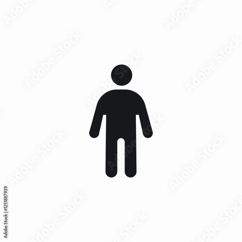 male restroom icon sign vector