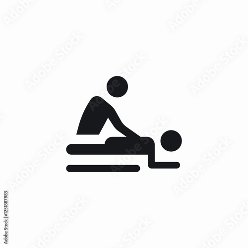 massage spa icon sign vector