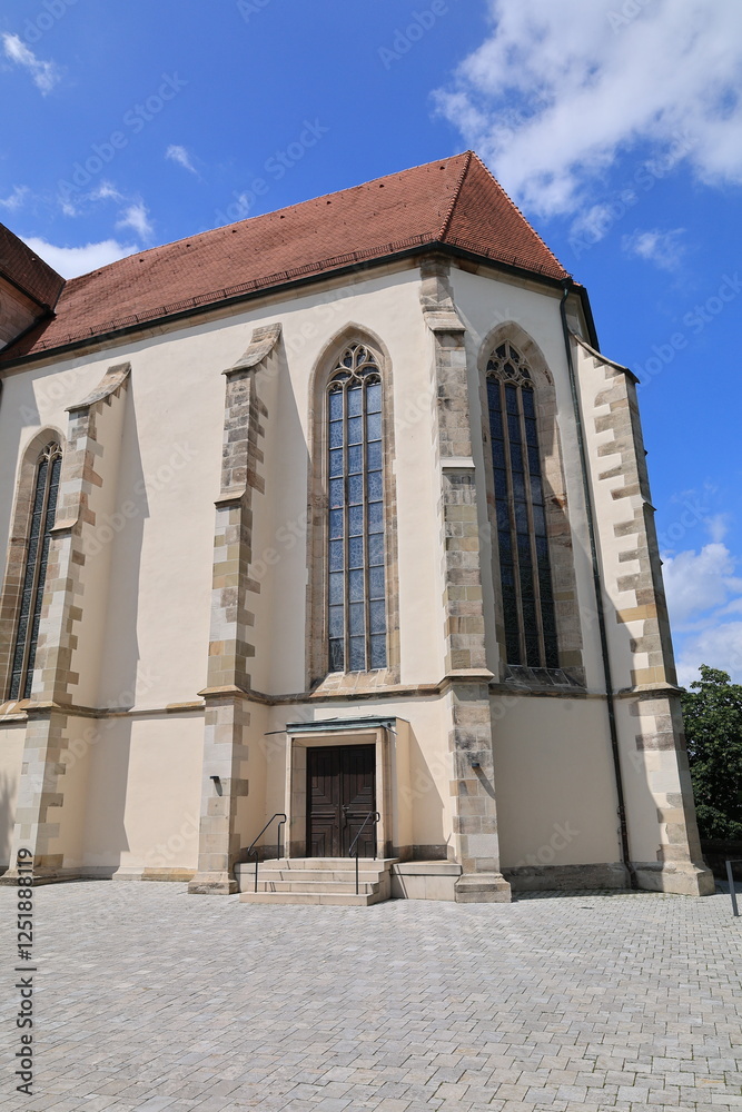 Historische Kirche in der Altstadt von Backnang im Rems-Murr-Kreis Historische Kirche in der Altstadt von Backnang im Rems-Murr-Kreis
