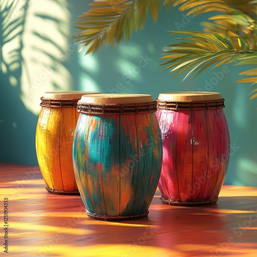 3D realist congas photo