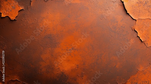 Metal surface with intricate natural oxidation patterns showcasing rich hues and textures photo