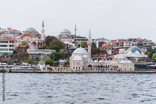 Canvas Print View of the Shemsi Ahmet Pasha Mosque in Istanbul.