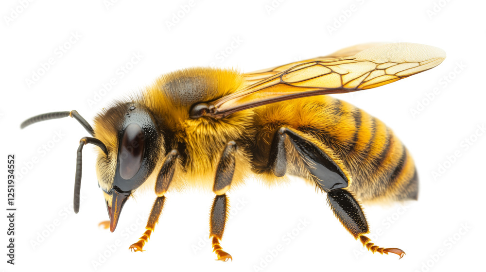 Honey bee insect walking with transparent background Honey bee insect walking with transparent background