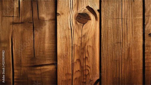 Wood planks vector background. Wooden surface background. Old Wooden Background. Wooden texture background. 