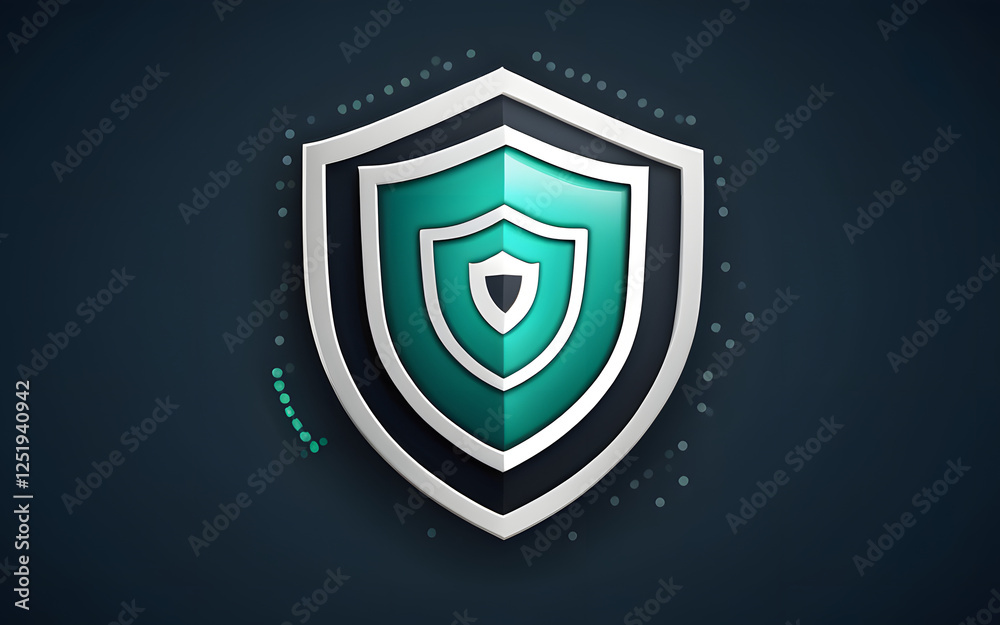 Shield icon representing antivirus protection Shield icon representing antivirus protection