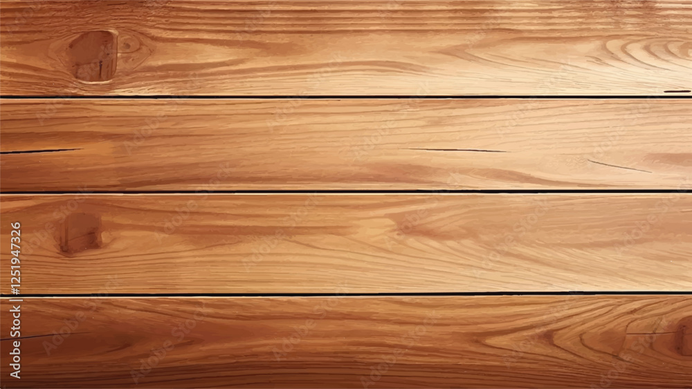 Fototapeta premium Wood planks vector background. Wooden surface background. Wooden wall Background. Wooden texture background. 
