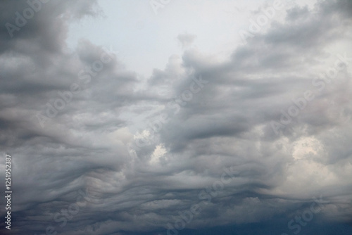 clouds in the sky waning light