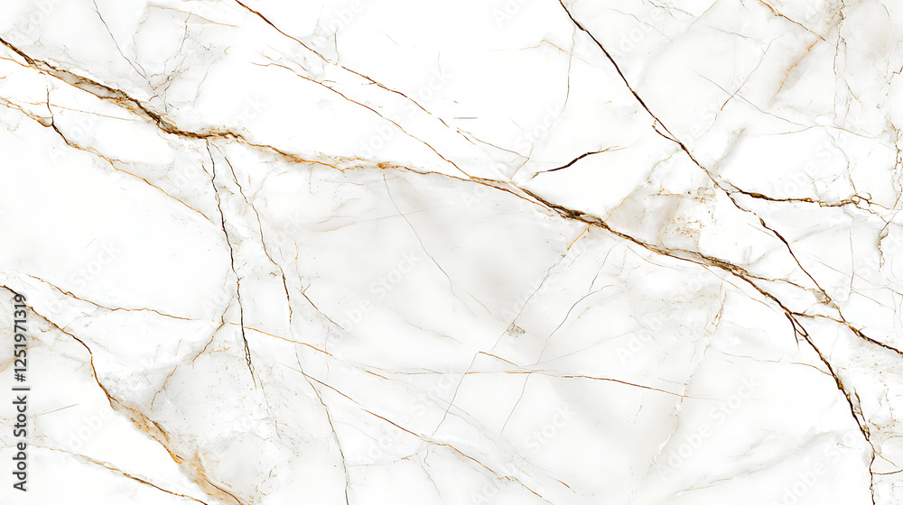 Fototapeta premium A white and brown marble wall with a lot of cracks and grooves. generated using AI