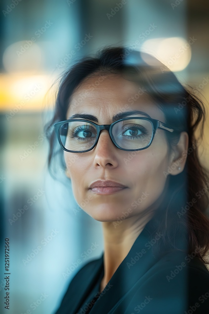 Self-confident female business woman, looking at the camera, posing in a modern Office space. Professional Portrait for Recruiting, Manager and Management, Lawyer or Consultant concepts Self-confident female business woman, looking at the camera, posing in a modern Office space. Professional Portrait for Recruiting, Manager and Management, Lawyer or Consultant concepts