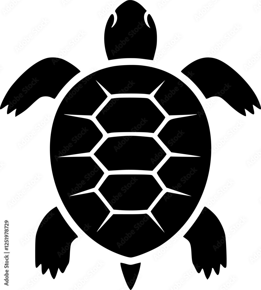 Obraz premium Turtles tattoo for your design 