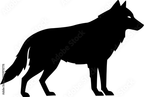 head wolf tattoo. wolf vector