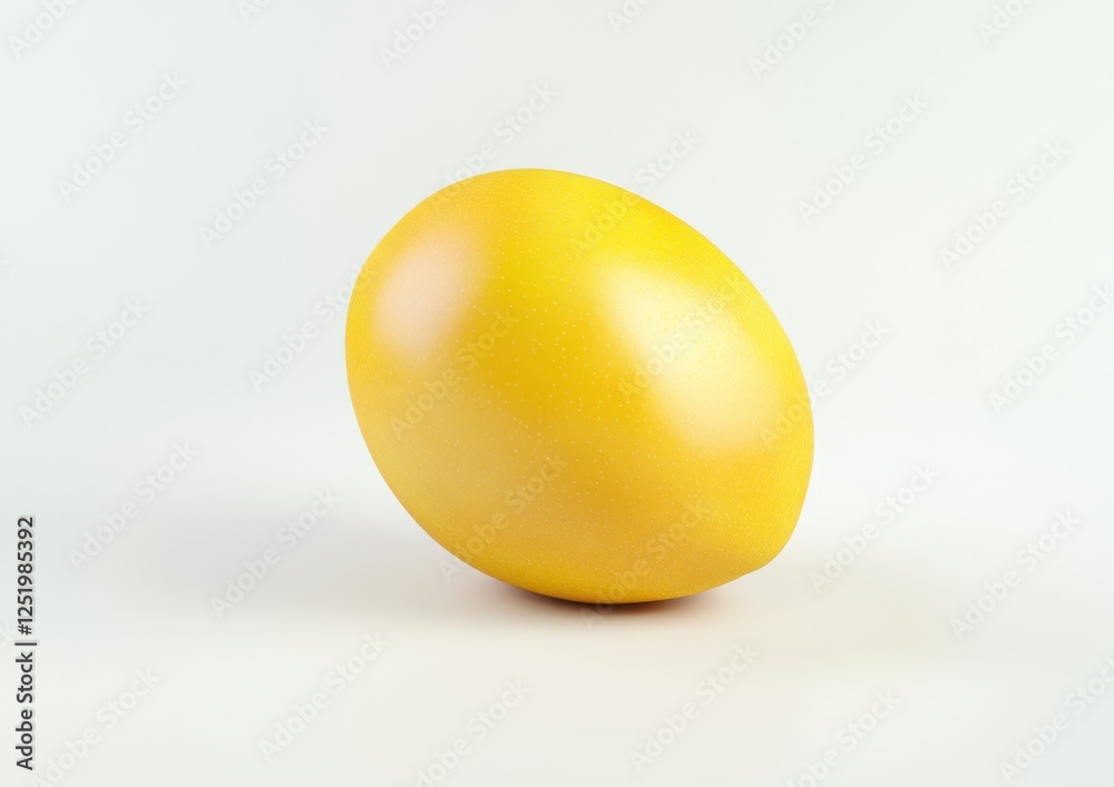 Single Gold Glitter Egg On White Background Single Gold Glitter Egg On White Background