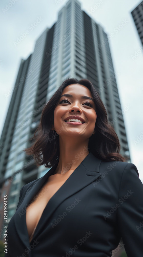 Pacific Islander Businesswoman – Extreme Close-Up of a Confident and Successful Professional Pacific Islander Businesswoman – Extreme Close-Up of a Confident and Successful Professional