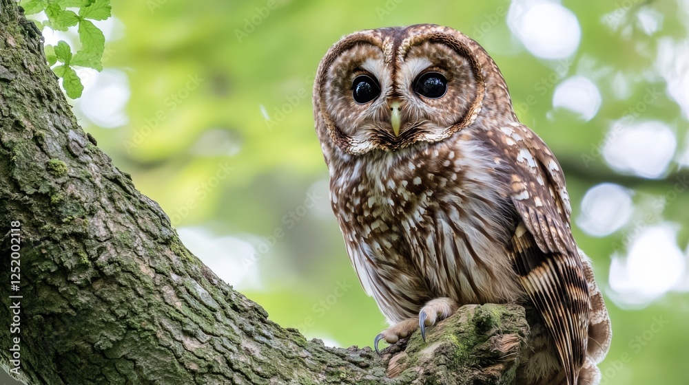 Majestic Owl Perched on a Branch, Nature's Exquisite Beauty, Forest Wildlife Photography Majestic Owl Perched on a Branch, Nature's Exquisite Beauty, Forest Wildlife Photography